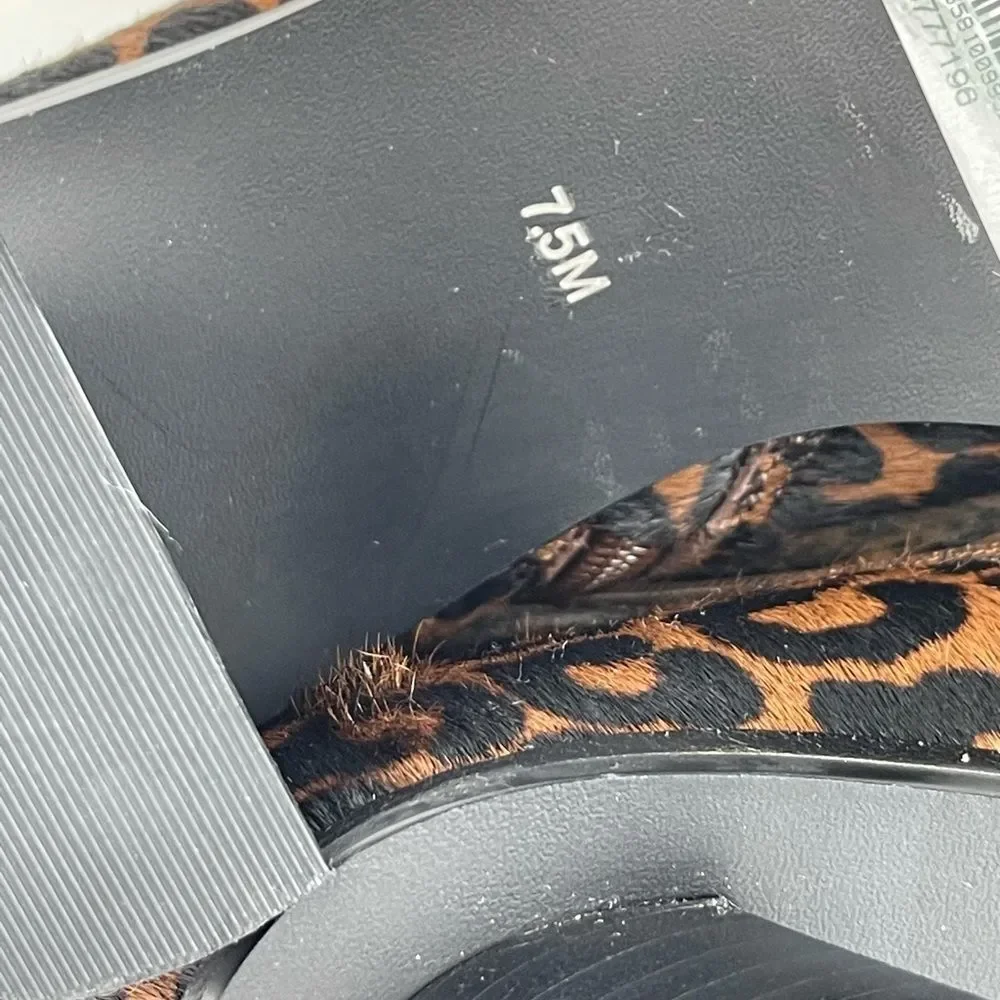 Gibson & Latimer VINA Leopard Print Calf Hair Boot